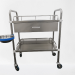 Trolley  Anesthesia  1 drawer Stainless Steel