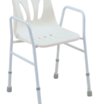 Shower seat with Armrest and adjust height