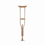 Crutch Underarm Wooden with rubber Tip