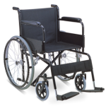 Wheelchair Manual Basic ,Fixed Armrest and Footrest (Steel-Nylon)
