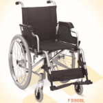 Wheelchair Manual with detachable Armrest/Footrest (Aluminum-Nylon)