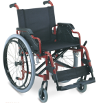 Wheelchair Manual Quick Release, detachable Armrest/Footrest (Aluminum-Nylon)