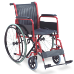 Wheelchair Manual with detachable Armrest/Footrest (Steel-PVC)