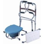 Walking Frame 3-in-1 (plus Commode and Shower Chair)