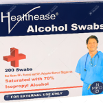 Alcohol Swab box 200’s dim 65x28mm