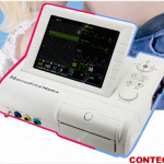 Doppler Fetal Monitoring 8.4”inch foldable screen, Thermal printer & optional twin Monitoring, 1MHZ