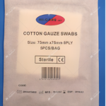 Gauze Swabs 8-Ply sterile bundle of 5, size 10x10cm (Moq)