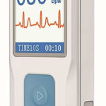 ECG Portable PM10 with Bluetooth data transmission, LI Battery