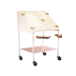 Cabinet drug mobile slopping front - lockable double door