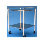 Dressing Trolley Epoxy coated 2 Shelves