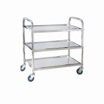 Dressing Trolley Stainless steel 3 Shelves