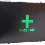 Workplace (Mining) First Aid_ Black Empty Metal Case