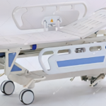Patient Recovery Bed, ABS Folding sides High-Low, Drip Pole