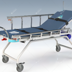 Patient Recovery Stretcher Epoxy coated frame, Gas spring Backlift (Economy)