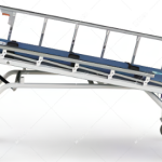 Hospital Stretcher Gas spring Backrest, Trendelenburg and Reverse Oxygen Cylinder Holder