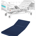 ICU Complete 5-Function bed With Mattress, Auto Regression Platform, 250Kg Capacity