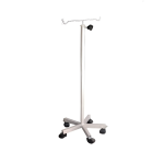 Drip Stand Stainless steel base four hooks (IV Stand)