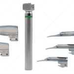 Laryngoscope Integrated Fibre optic, Pediatric  3-Blades Full Set (Miller or Mcintosh)