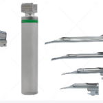 Laryngoscope Integrated Fibre optic 4-Blades Full Set (Miller or Mcintosh)