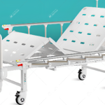 Hospital Bed Manual 2-Function, Fixed height, 200Kg Capacity