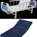 Hospital Bed 1-Function complete with mattress, IV Pole Side rails, ABS boards