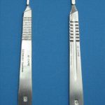 Surgical carbon Steel blade (Scalpel) _ Handle only 1’s-Moq