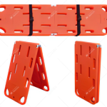 Spine Board 2-Fold with safety straps (X-ray)