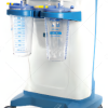Suction unit Professional , continuous 60L/mn, 2x 2L Reusable Jars (Hospivac350)