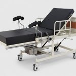Delivery Bed mobile, Trendelenburg and Reverse, Fixed height(Obstetric)