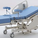 Bed Obstetric mobile Hi-Low, Trendelenburg, Hydraulic (Taiwan Motor)