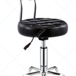 Nurse’s Chair  Stainless Steel mobile with backrest