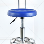 Nurse’s Chair  Stainless Steel with backrest,  No Castors