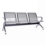 Three-seater chair for waiting room - 150kg per seat