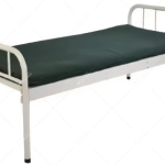 Hospital Standard Bed on swivel castors, complete with mattress